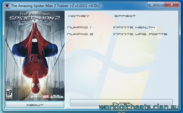 Скачать Трейнер к игре The Amazing Spider-Man 2 (+2)